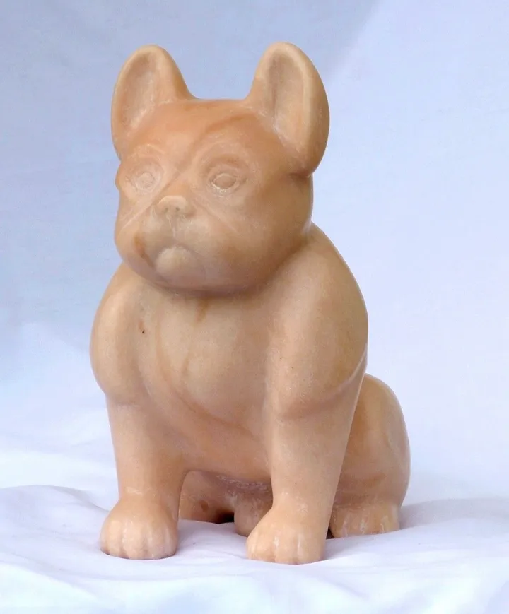Portugal Marble - Buldog, artwork by jean-michel garino