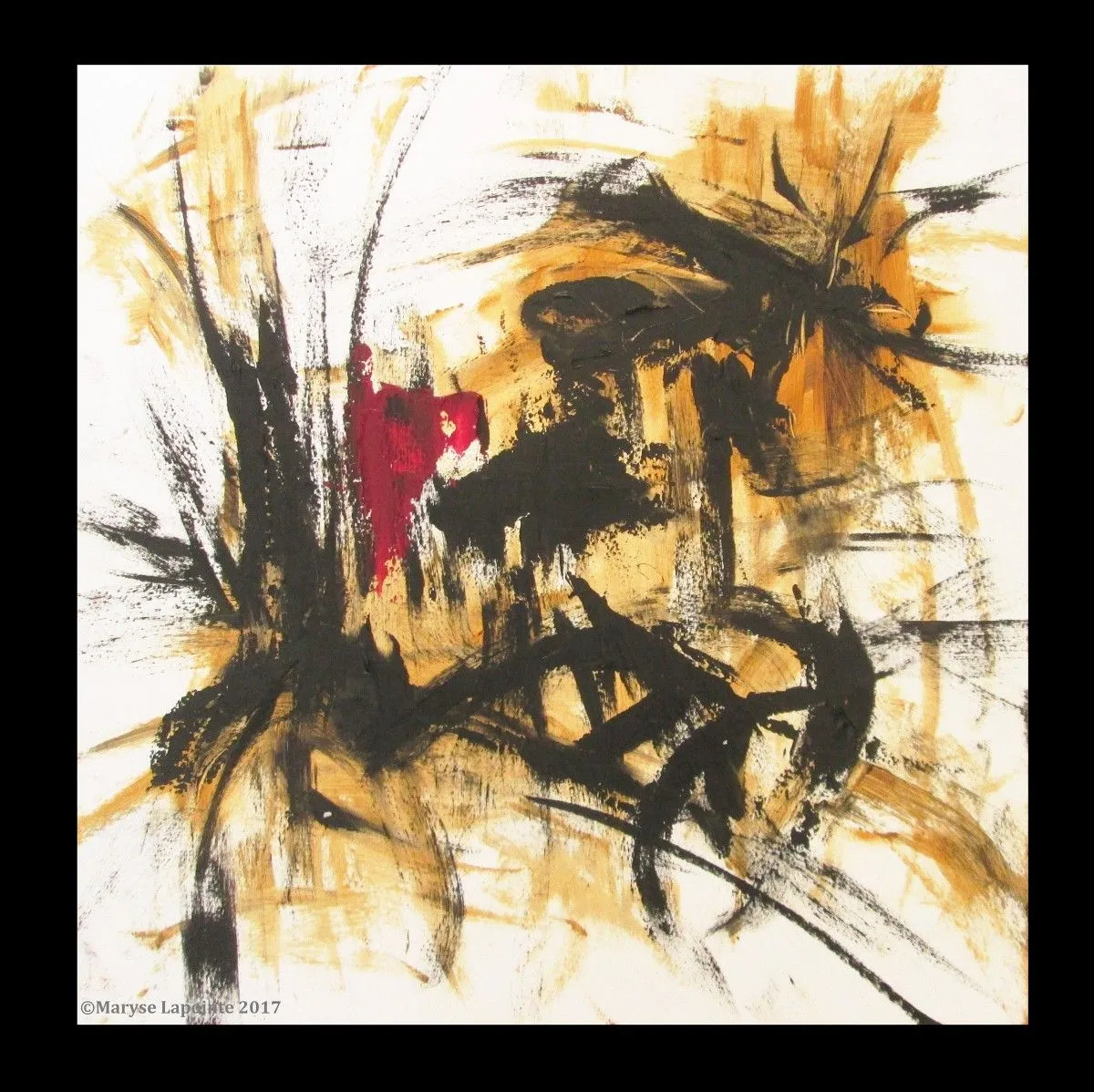 Broken Arabesques sur fond blanc - 2017, artwork by Maryse Lapointe