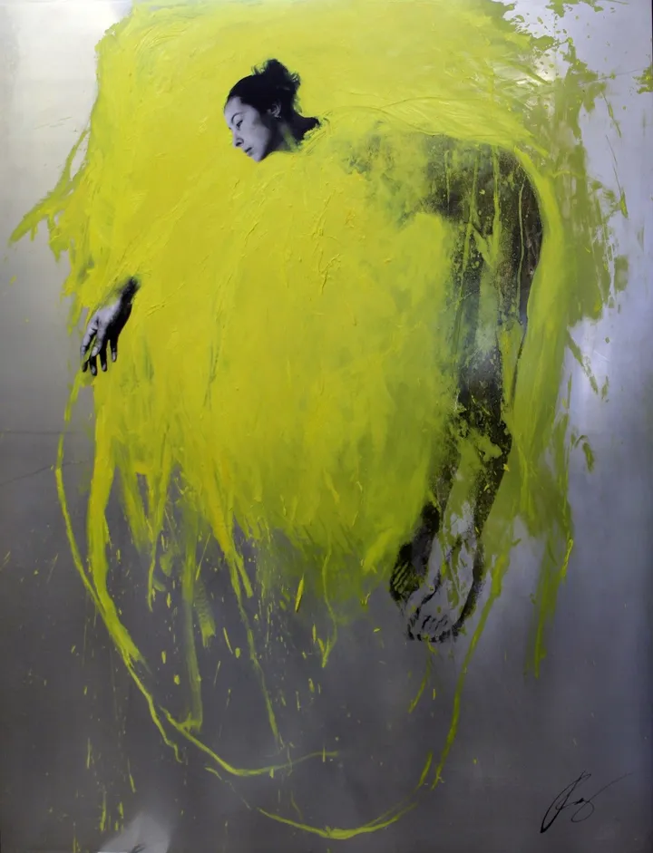 le salut, artwork by Marie-Josée Roy