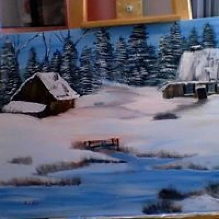 l hiver au chalet, artwork by Annie RAX Houle