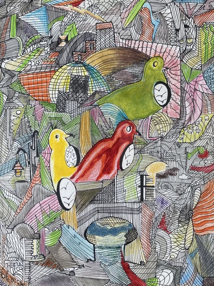 Mouettes de Matane, artwork by Denis Roucau