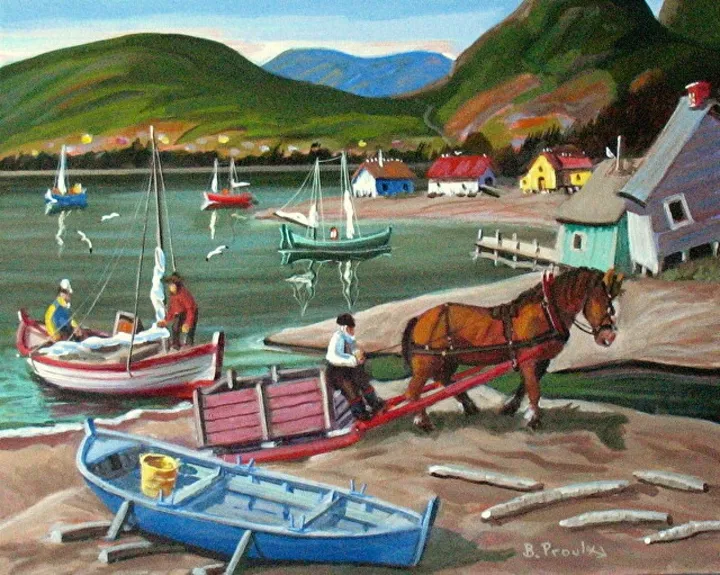 Hier, artwork by Bernard Proulx