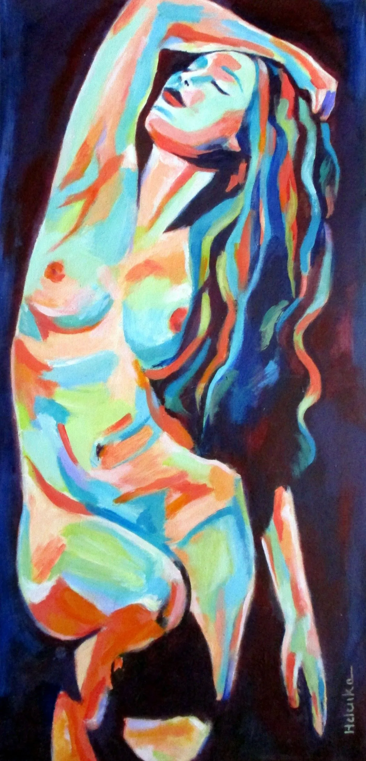 "Gentle nude", œuvre de Helena Wierzbicki