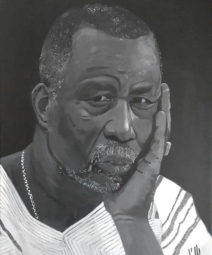 Monsieur Touré, artwork by d 'elle