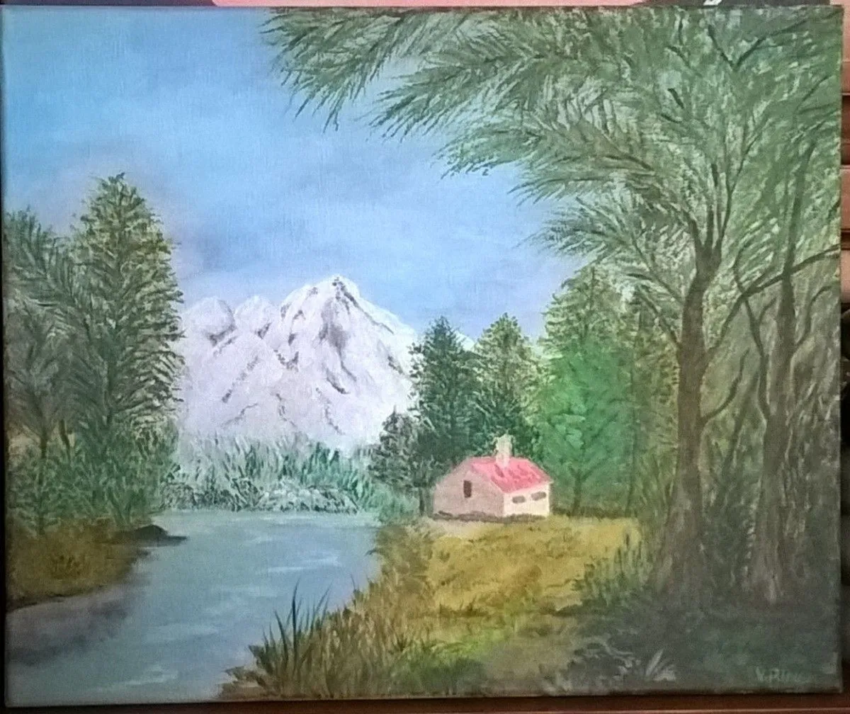 Refuge de montagne, artwork by Viviane RINCK