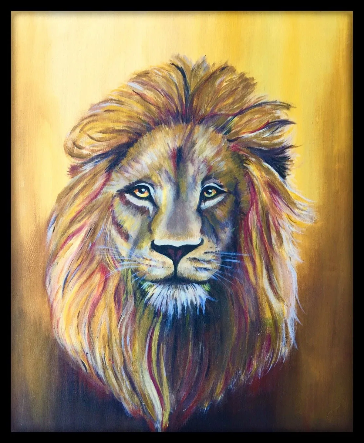 Lion, œuvre de Christel Fouche