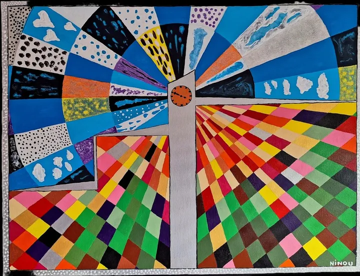 N° 93 Convergence cristolienne, œuvre de Jean-Michel FRAMERY