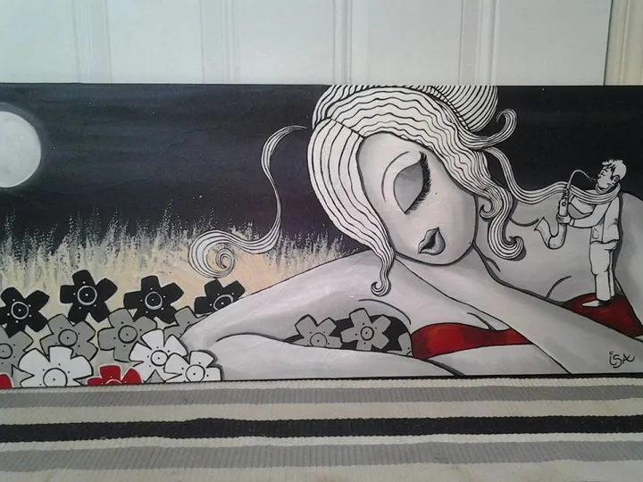 Il était une nuit....., artwork by Isabelle Marcoux