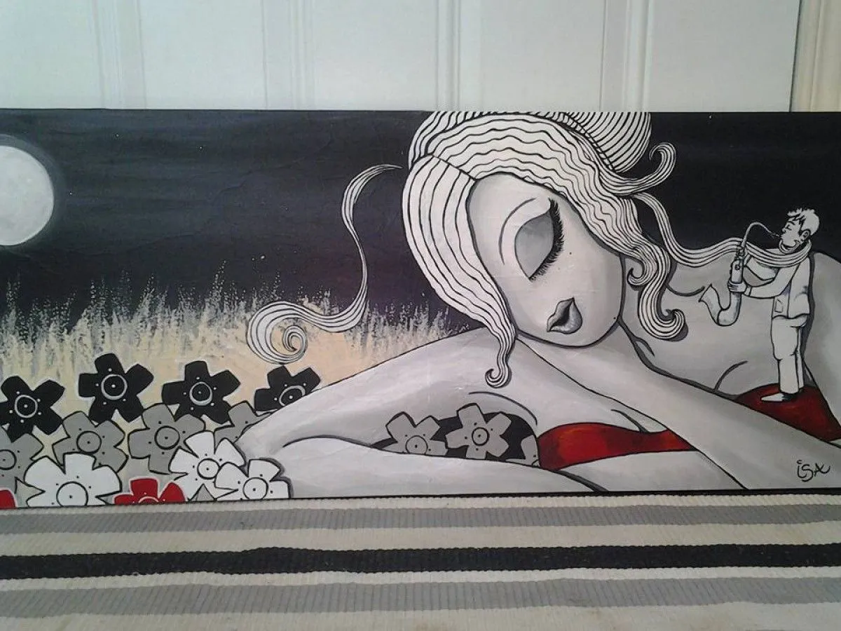 Il était une nuit....., artwork by Isabelle Marcoux