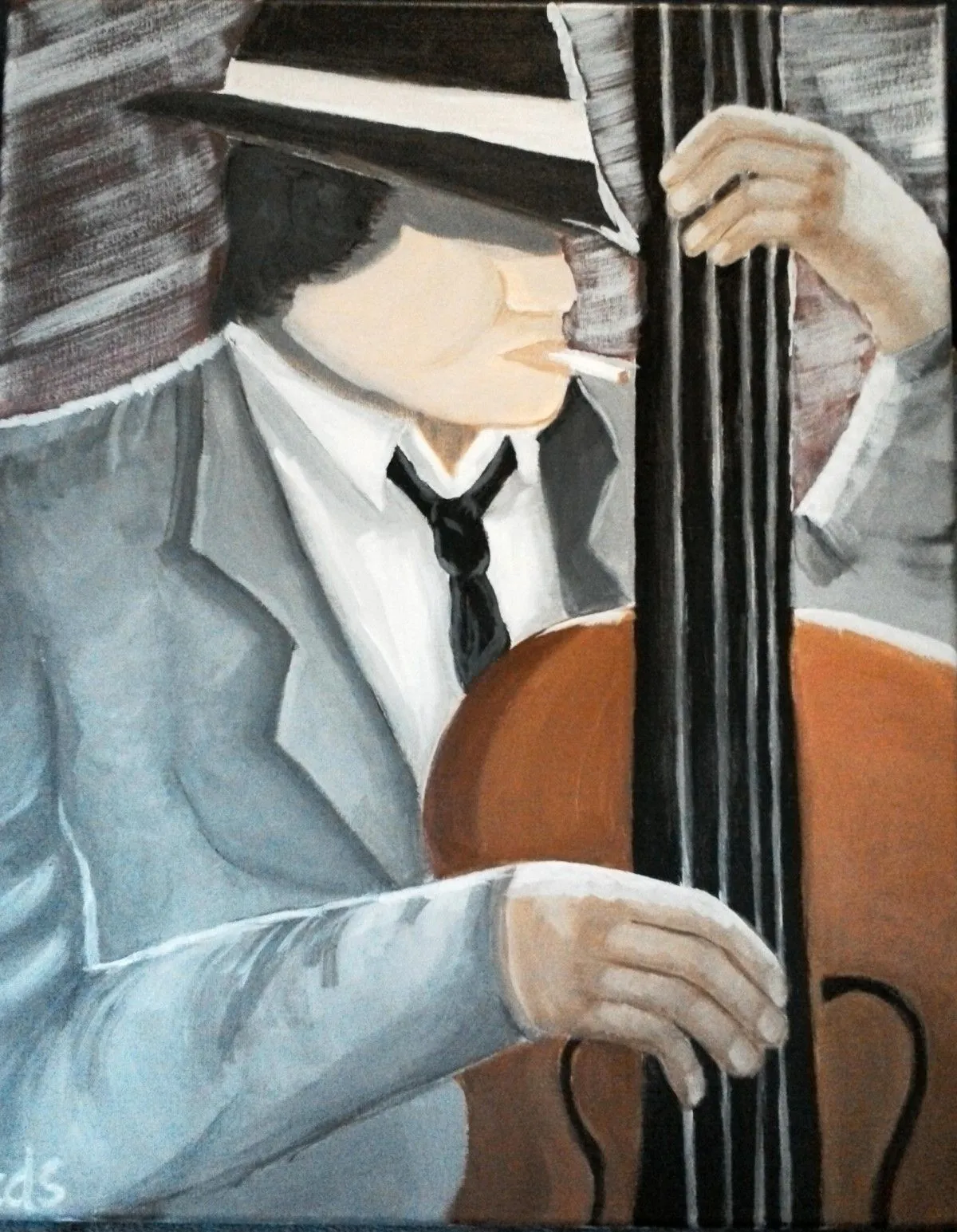 "Walking the Bass", œuvre de Taryn Simpson