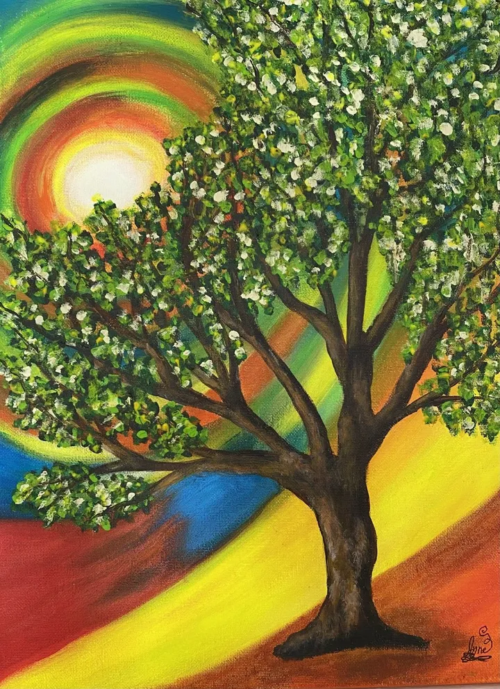 Arbre de vie 2, œuvre de Anne Antoine