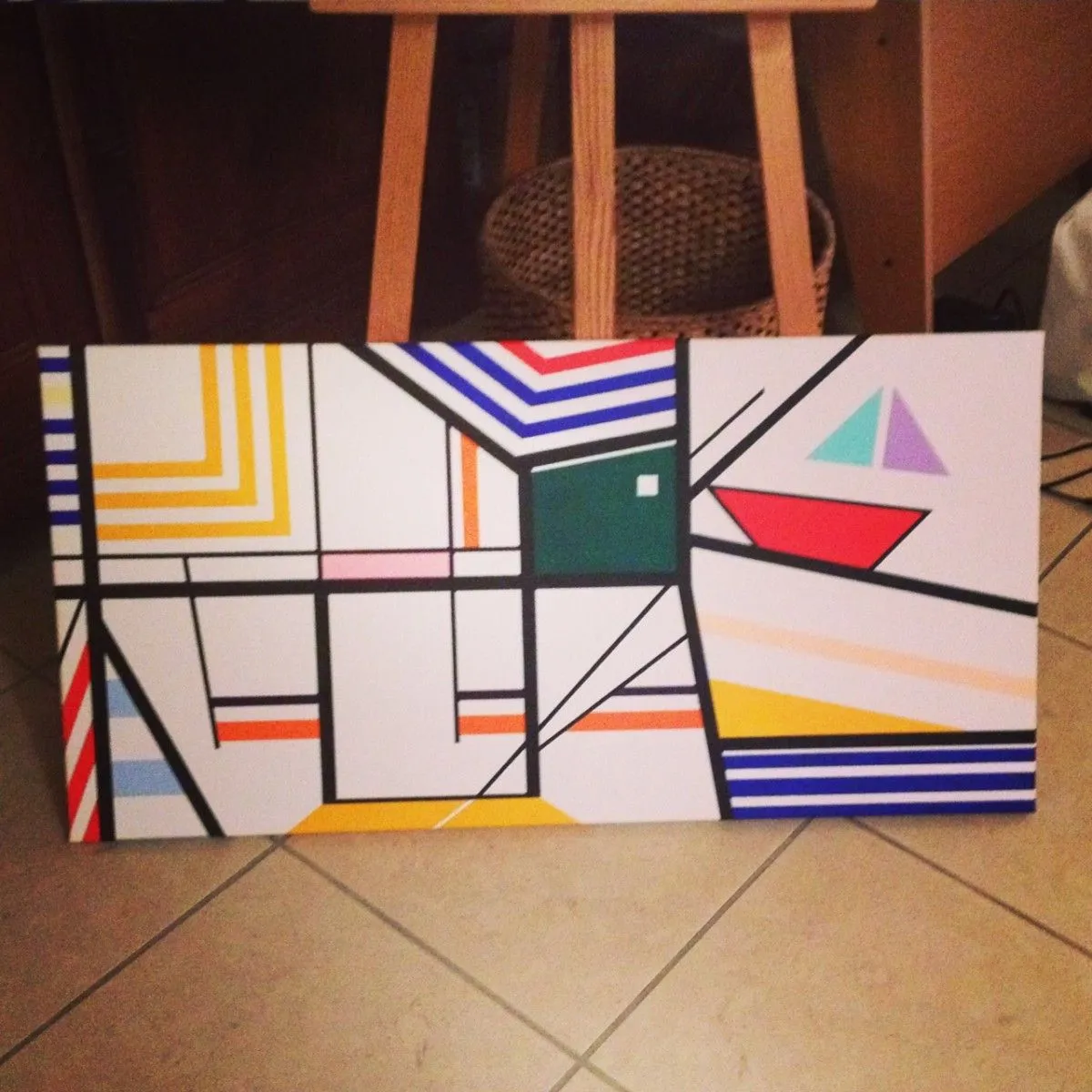 Le Carrelet, artwork by jerome toulouse