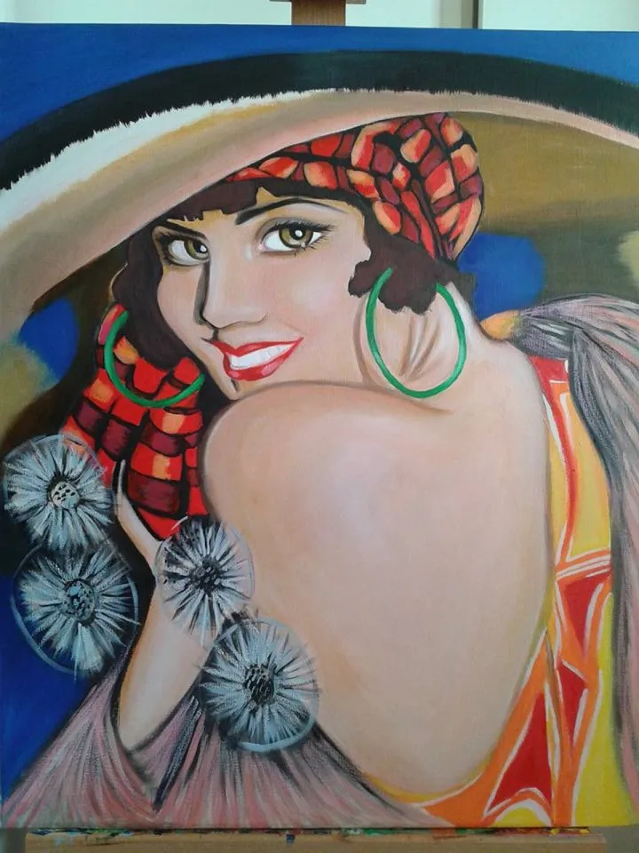 Gipsy Pin up, œuvre de Nikita Victoriya
