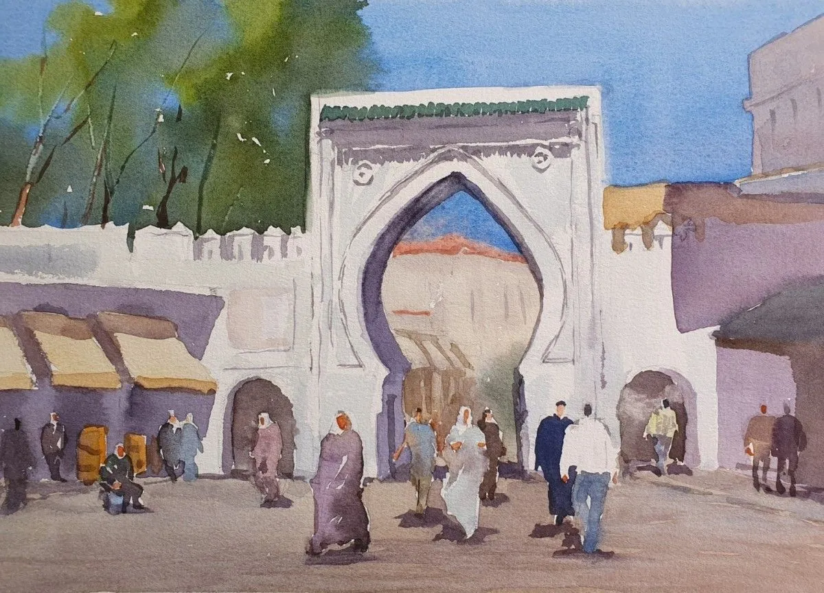 Medina de Tanger, artwork by Tito Llorente
