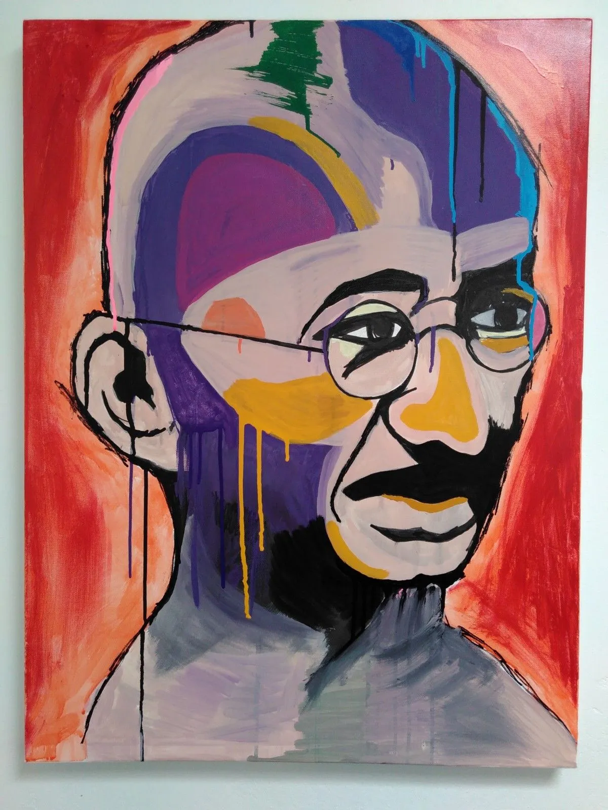 Gandhi, artwork by Benjamin Savel