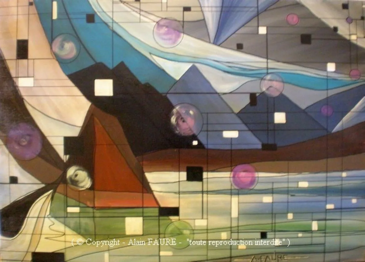 VALLEE GLACIAIRE, artwork by Alain FAURE