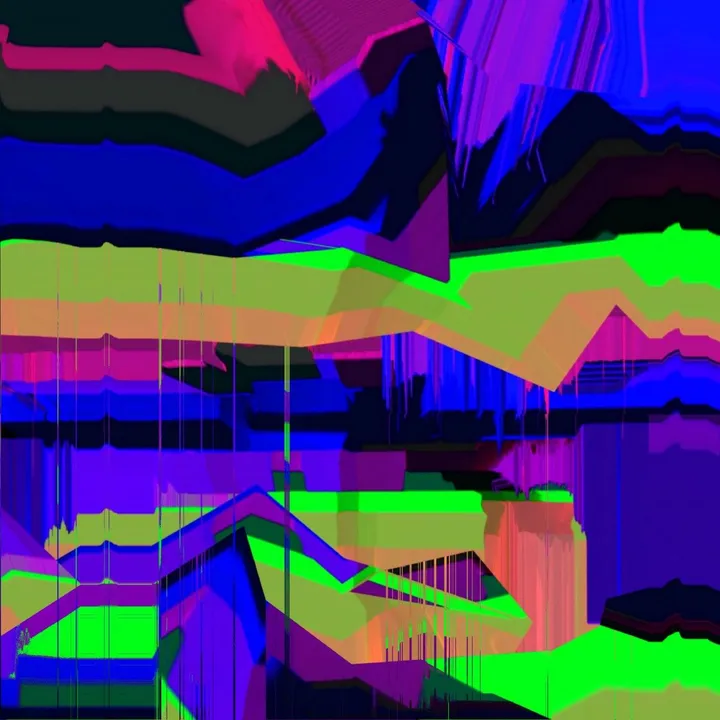 GLITCHERINE, œuvre de Nestúm Wheat