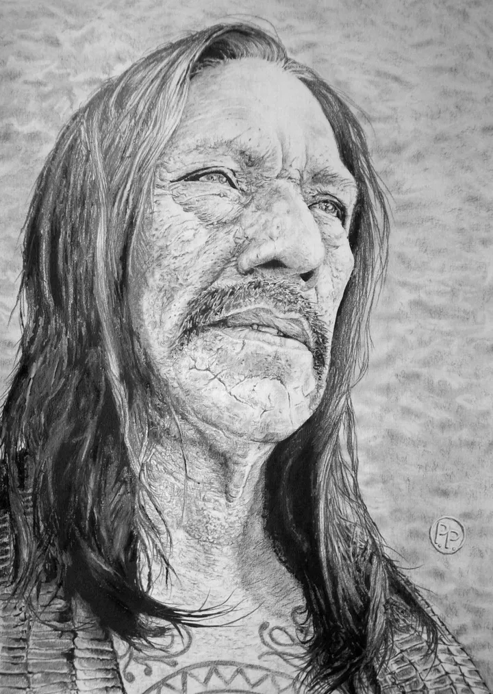 Danny Trejo, œuvre de Patrick Pletinckx
