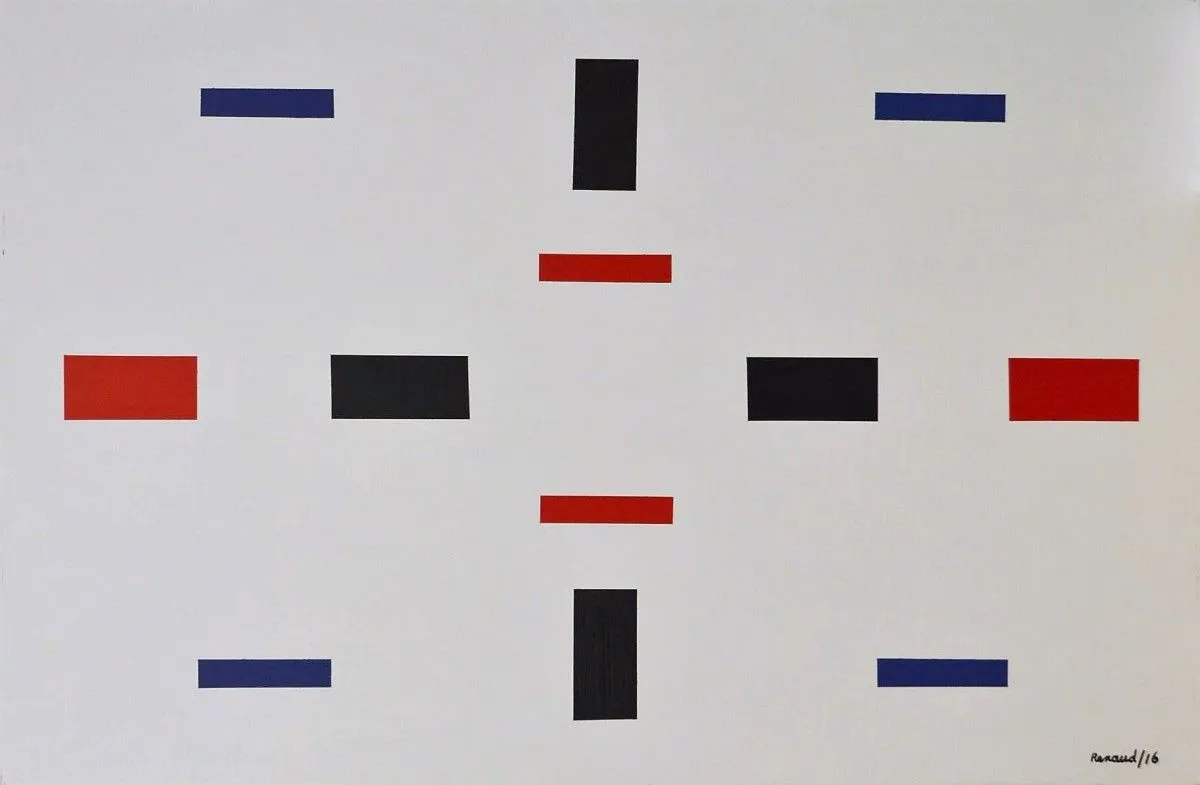 Composition 16-24, artwork by Marcel Renaud