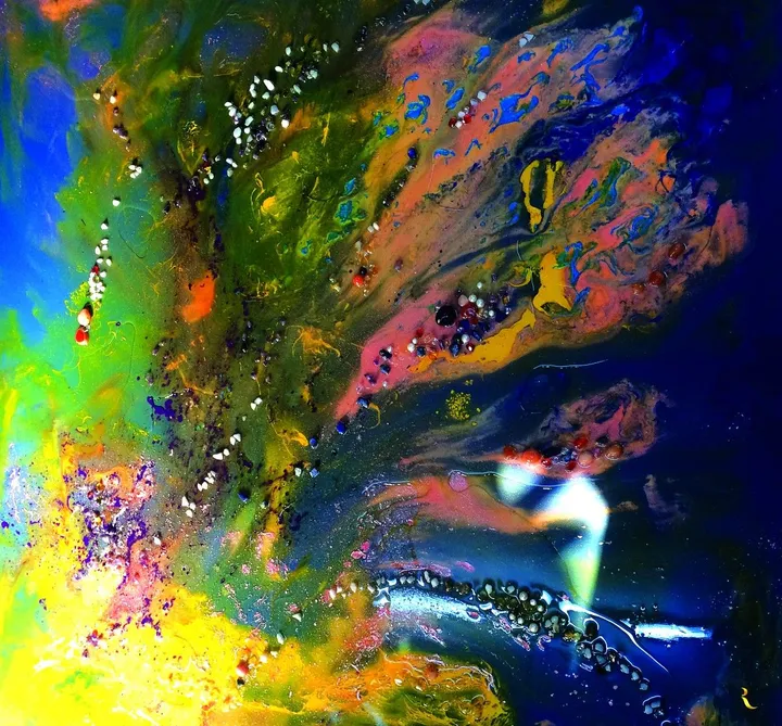 Space Walk, œuvre de Patric Rozario