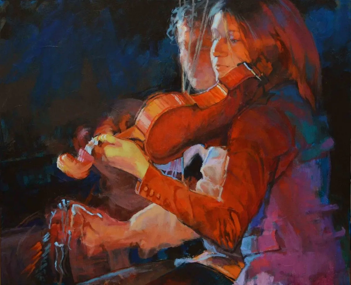 À la Django, artwork by Paul Saindon