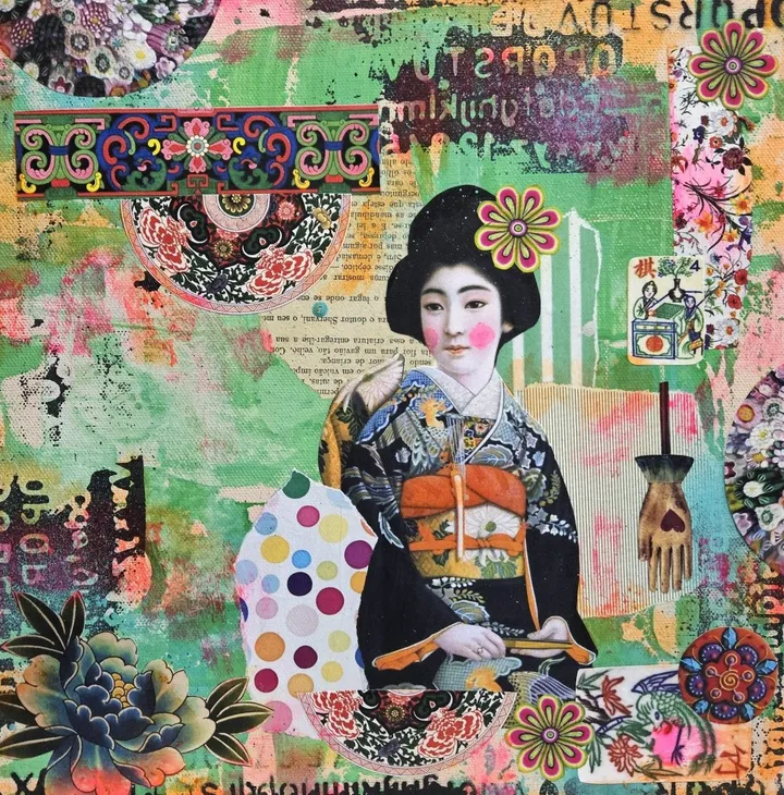 Memoirs of a Geisha, artwork by Lorette C Luzajic