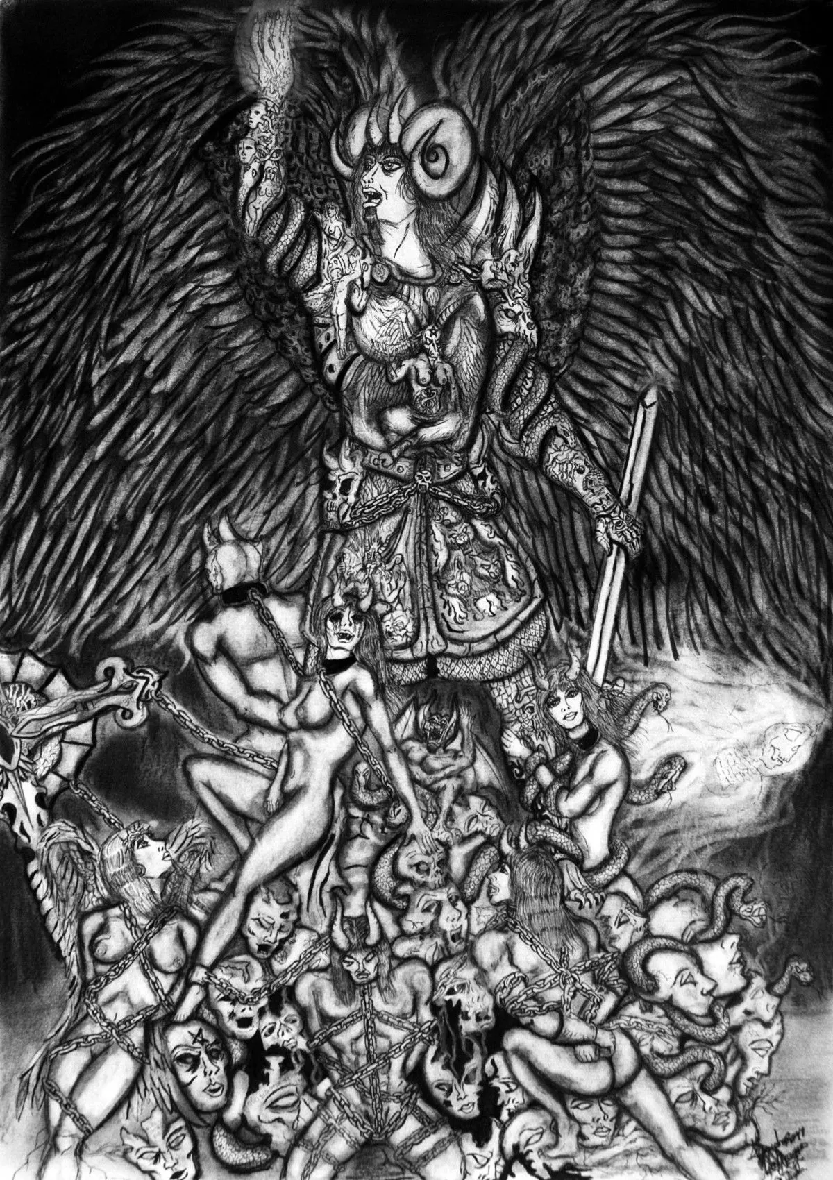 Le Diable, artwork by Velfragor Alejandro