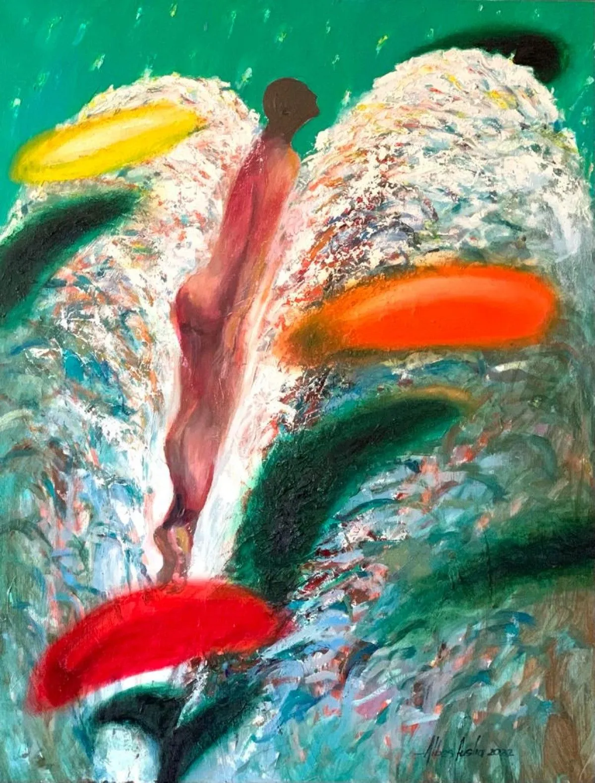 Escaping, artwork by ALBES FUSHA