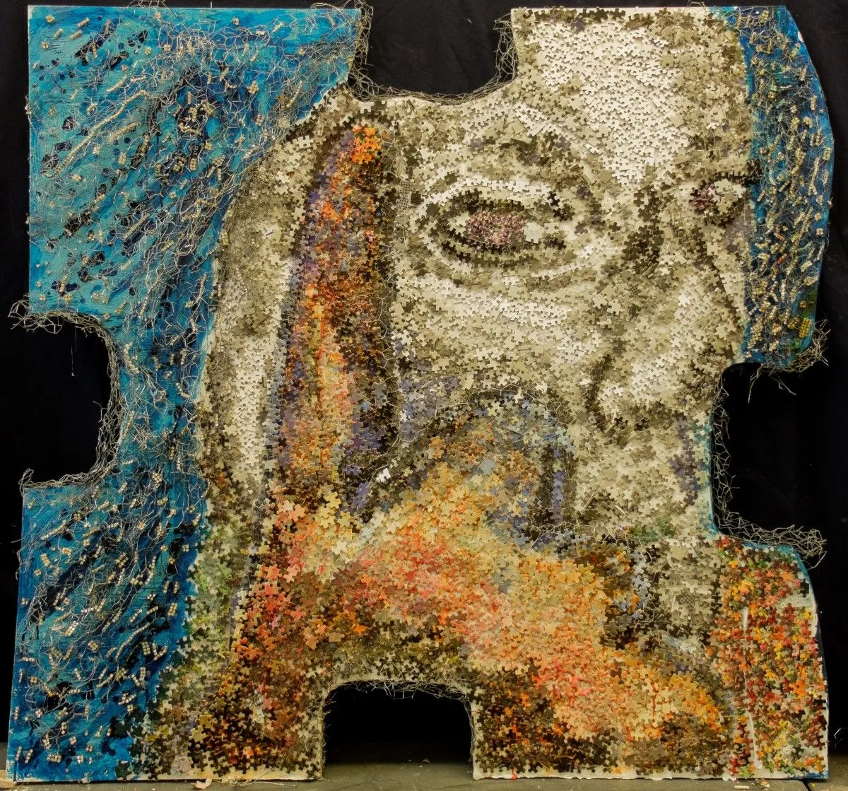 Je dis à mon doigt de dire à mon oeil de regarder, artwork by Marjorie Lafrenière