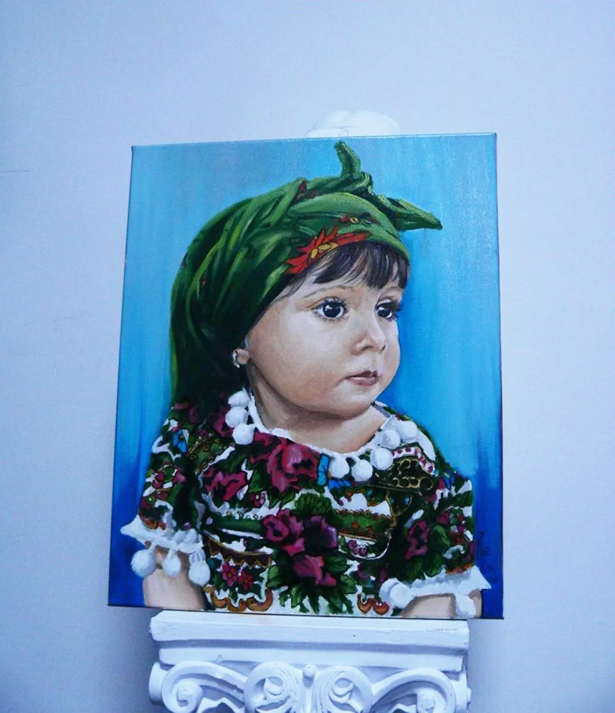 romanian little girl, œuvre de Dan Ursu