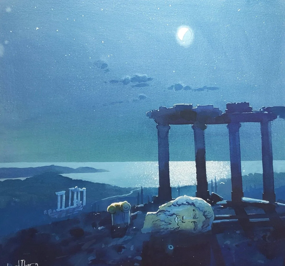 the old gods, artwork by Richard Thorn