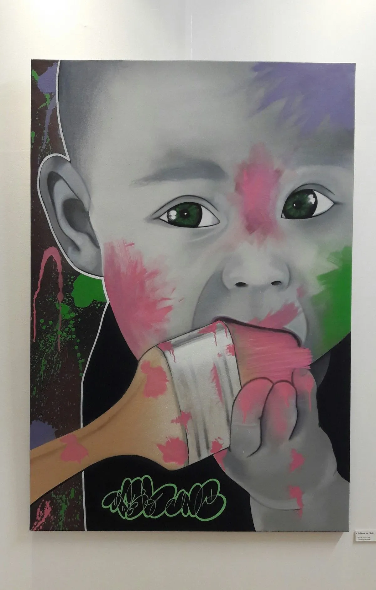 L enfance de l art, œuvre de Dashone Dash