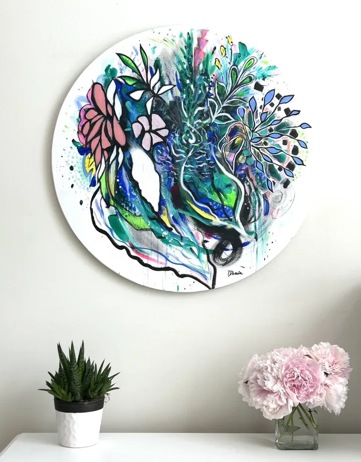 Éclore, œuvre de Dominique Drouin