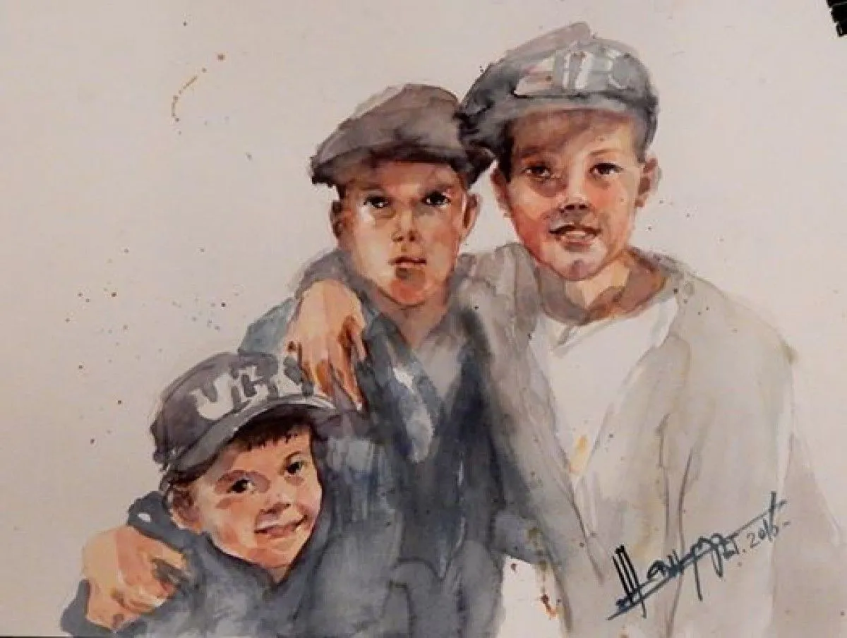 boys, artwork by sandor melank