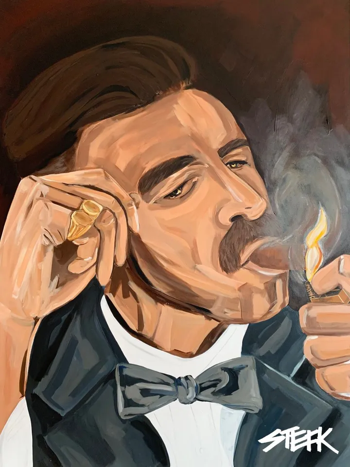 Cigar Boy, œuvre de Stéfanie Kearns