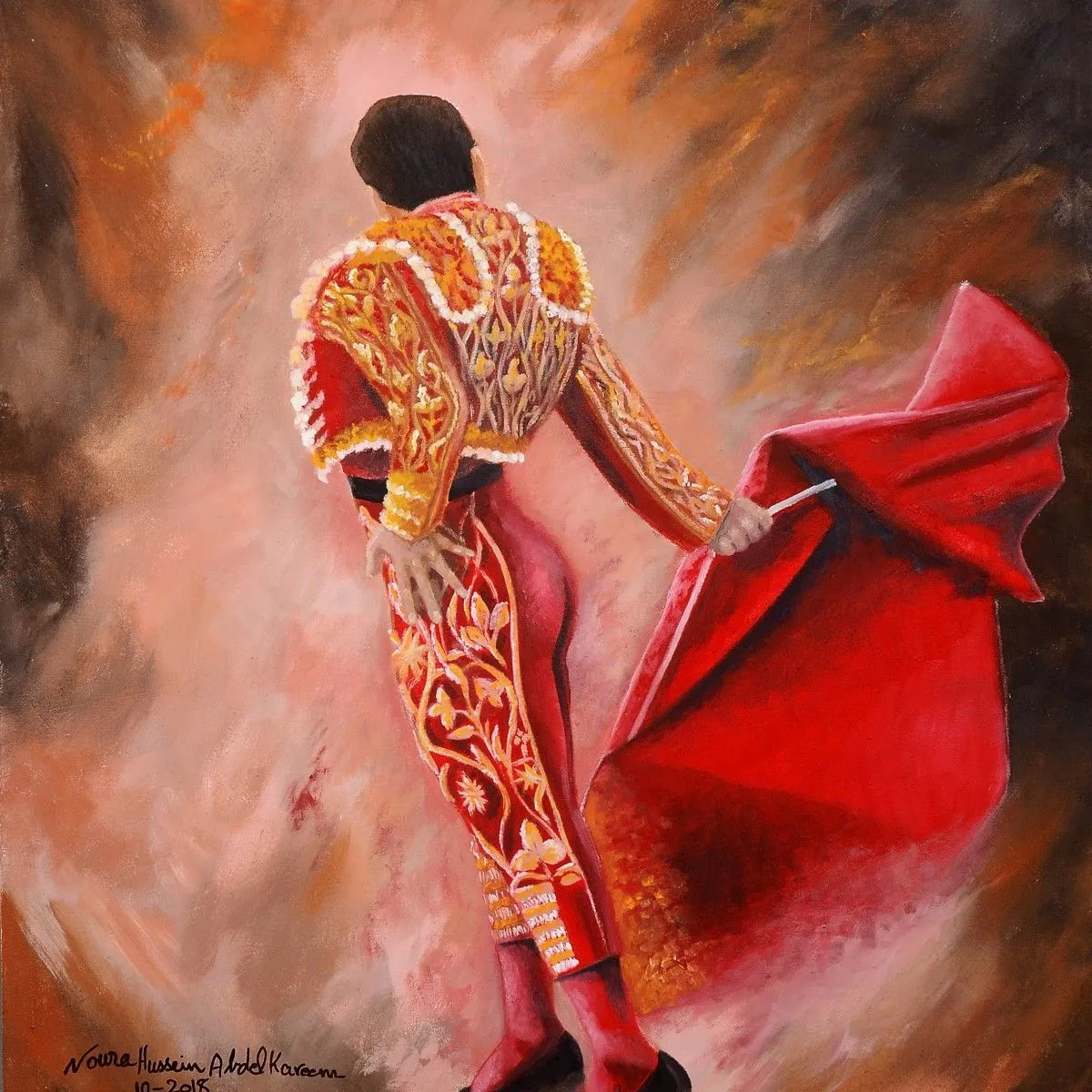 Matador, œuvre de Noura Hussein Abdelkareem