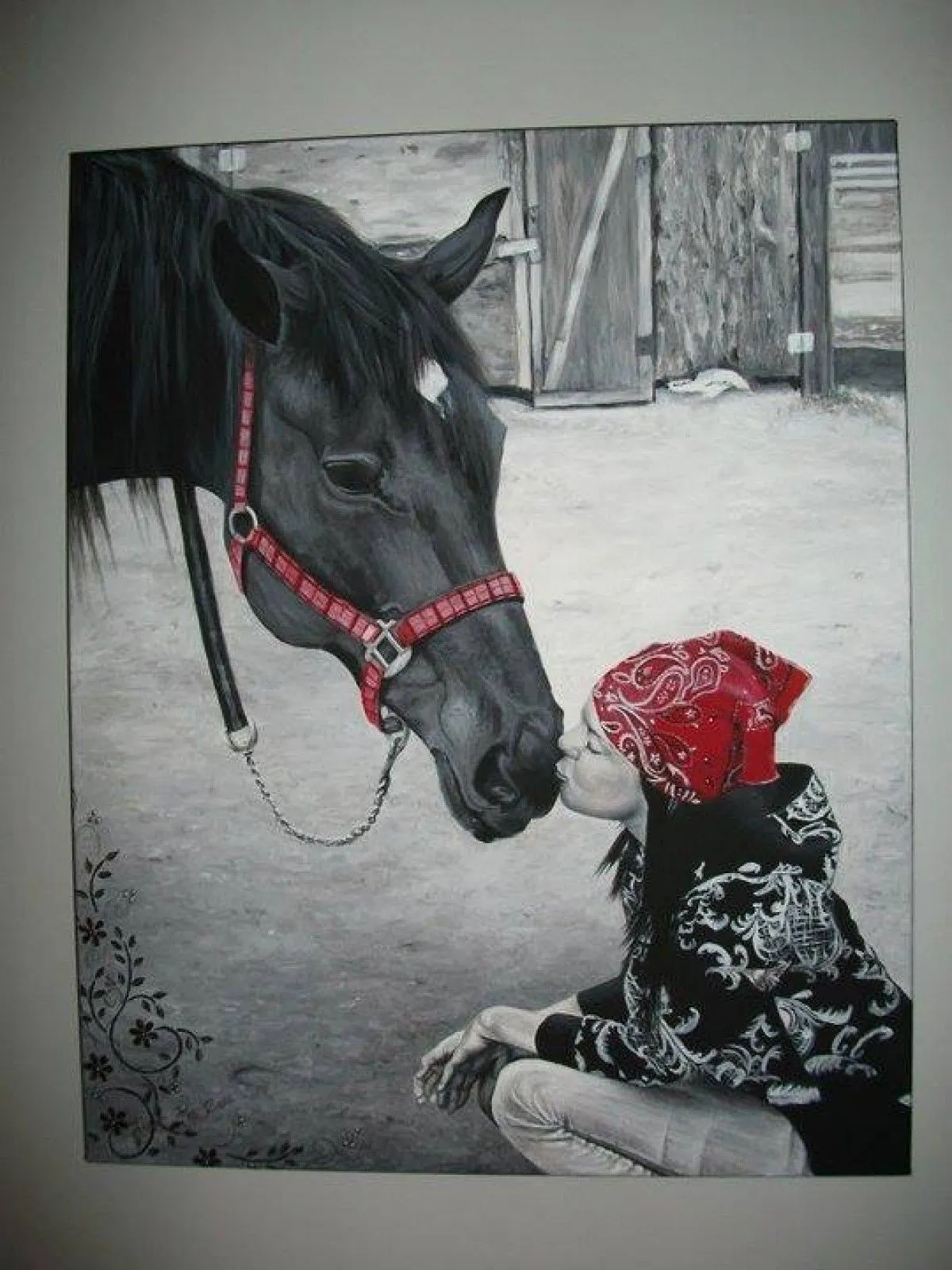 Catherine et Sarabie, artwork by Caroline Fraser