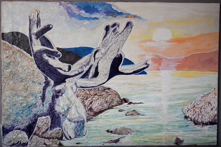 Le Caribou, artwork by Denis Roucau