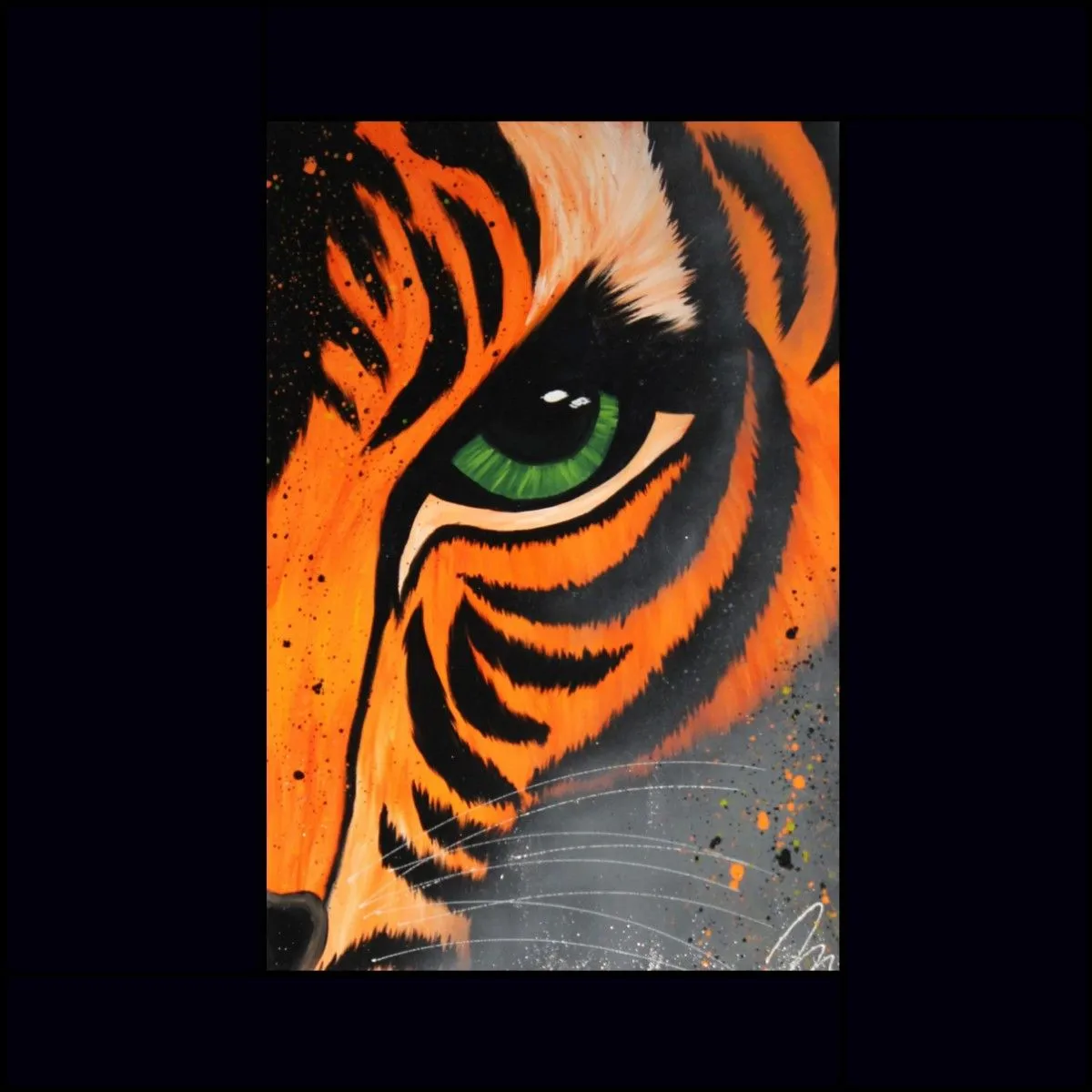 tigre #1, œuvre de Maggy Bircher-Paradis