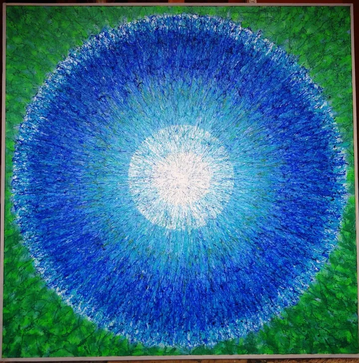 Epicentrum D-11 Blue, œuvre de picz jaremi