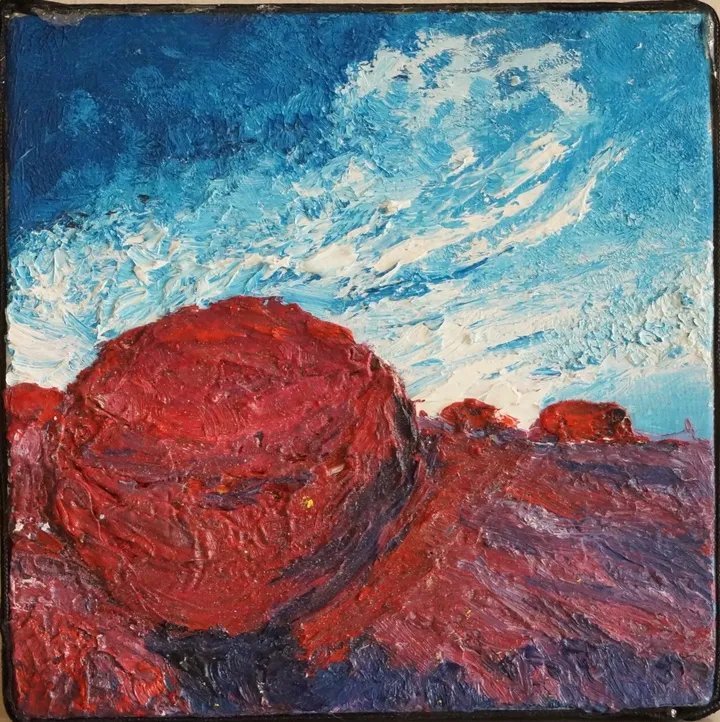 Red Stone, œuvre de Gulseren Yalcintas