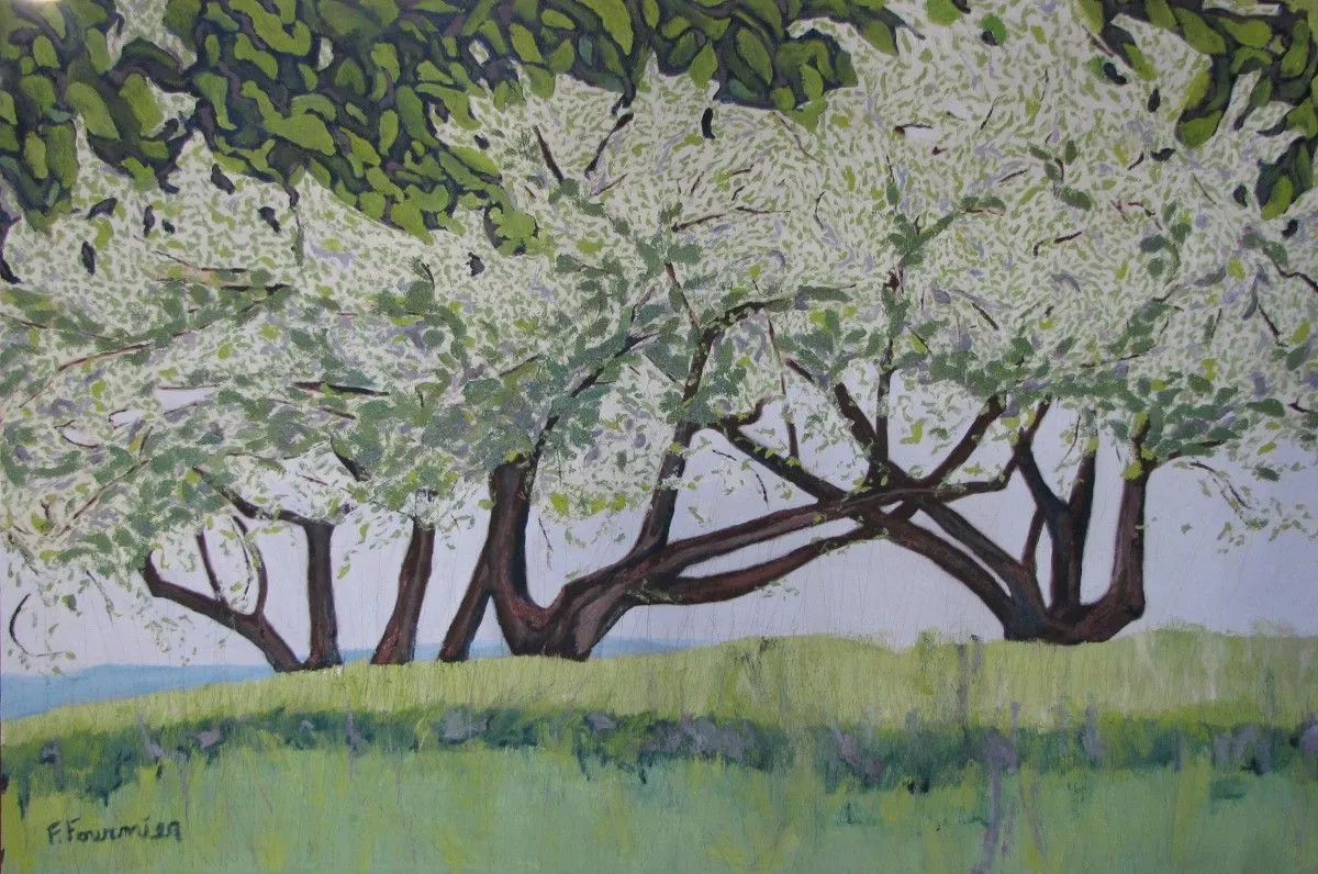 The Tree In Its Flowers, œuvre de Francois Fournier