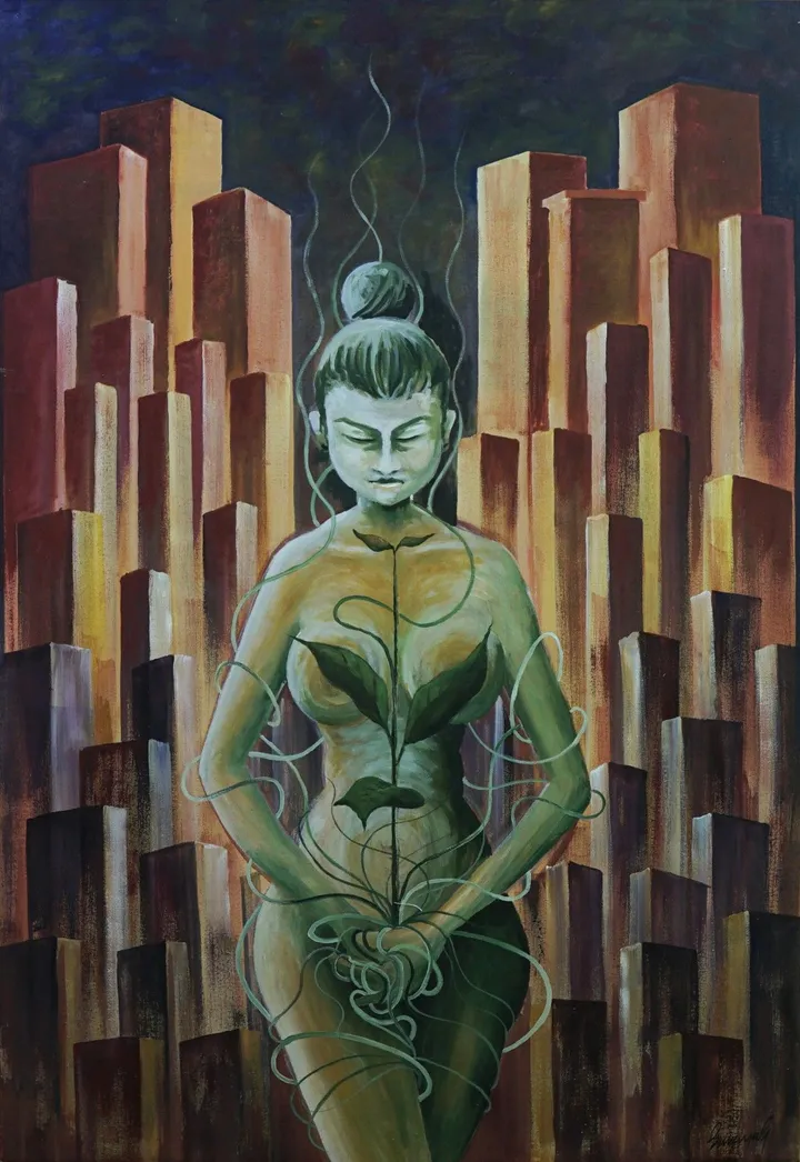 Origin, œuvre de Sanjaya Gunarathna