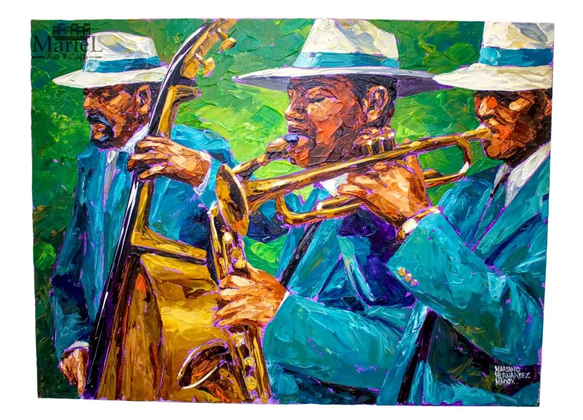 The musician, œuvre de Mariel Arts& Crafts