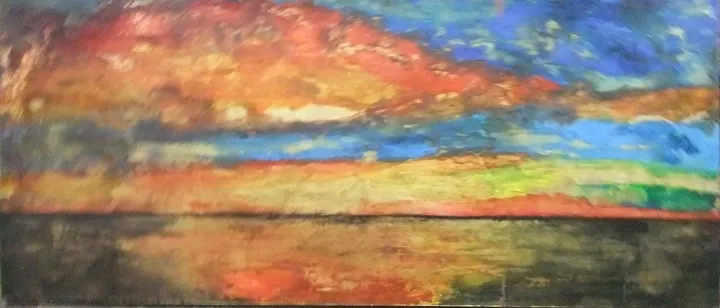 The force of the sunset, œuvre de Maria Jose