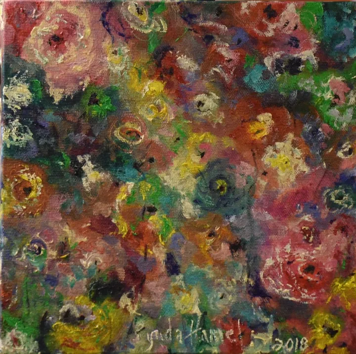 144- Le jardin retrouvé, œuvre de Lynda Hamel