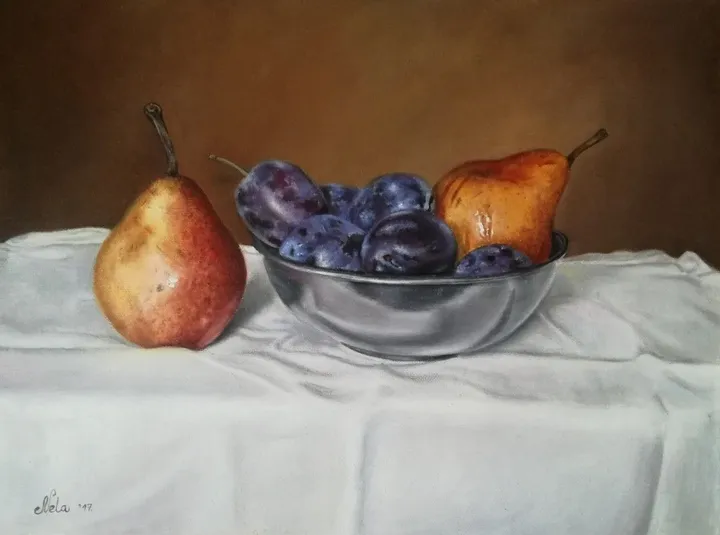Autumn fruits, œuvre de Radomirovic Nela