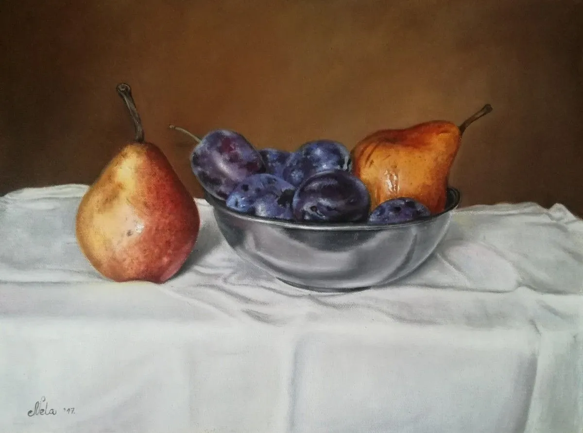 Autumn fruits, œuvre de Radomirovic Nela