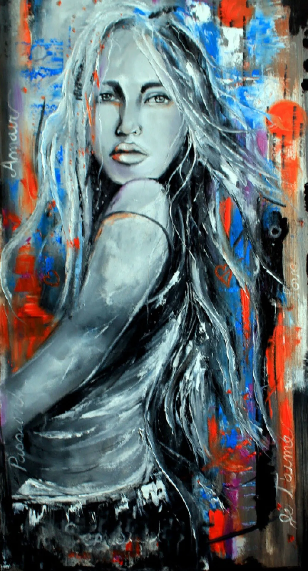 Vive la liberté, artwork by Johanne Hebert Coulombe