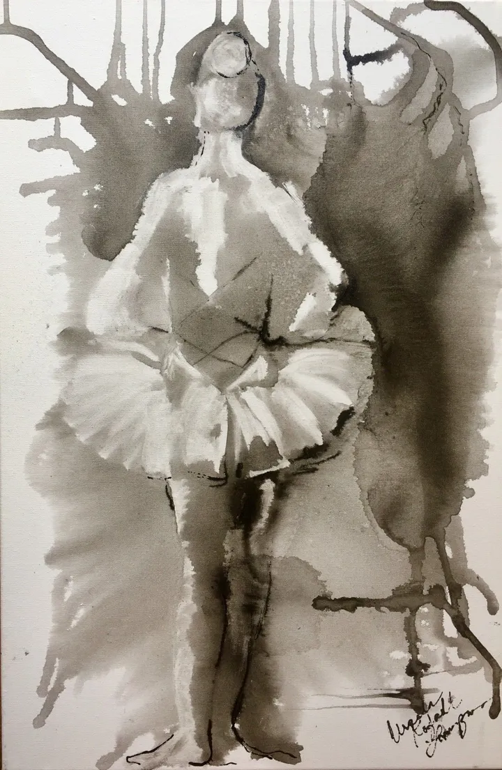 The Pause, artwork by Ursula Lampron